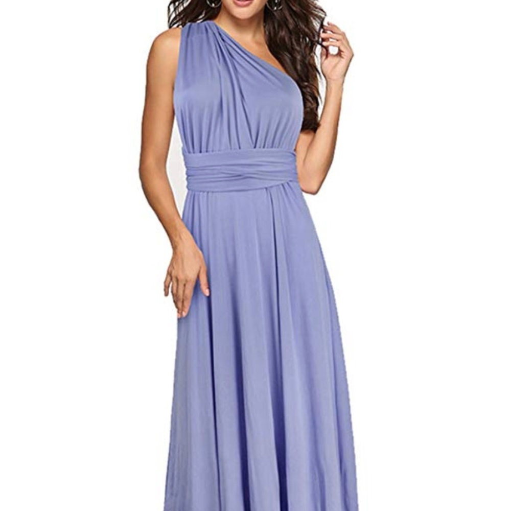 Clothink Convertible Warp Maxi Long Dress